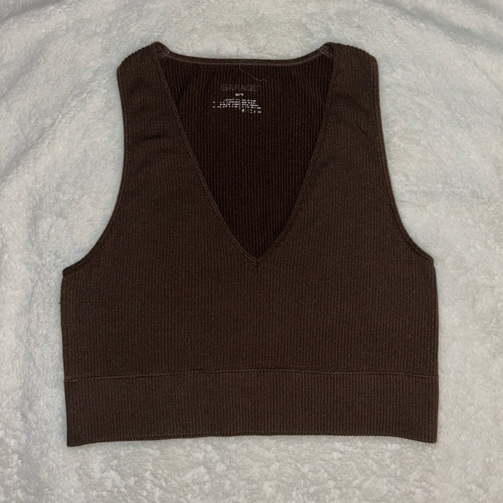 Garage Ribbed Crop Top
